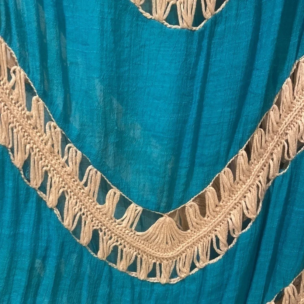 Beach cover up/ boho top